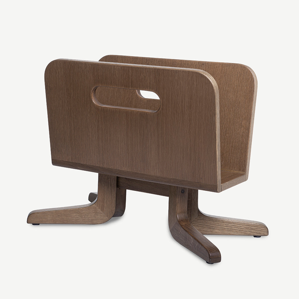 Duki News Paper Holder Oak