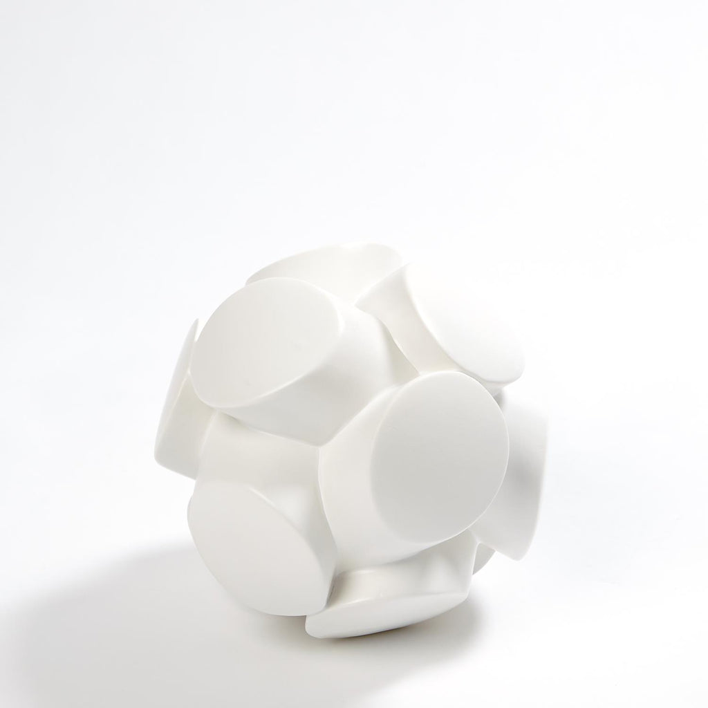 Mayet Sculpture - Matte White - Med