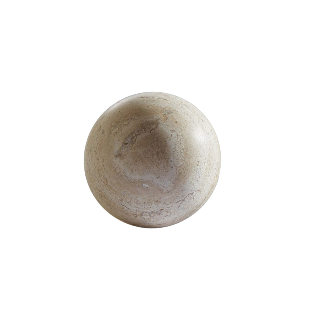 Travertine Sphere - Sm